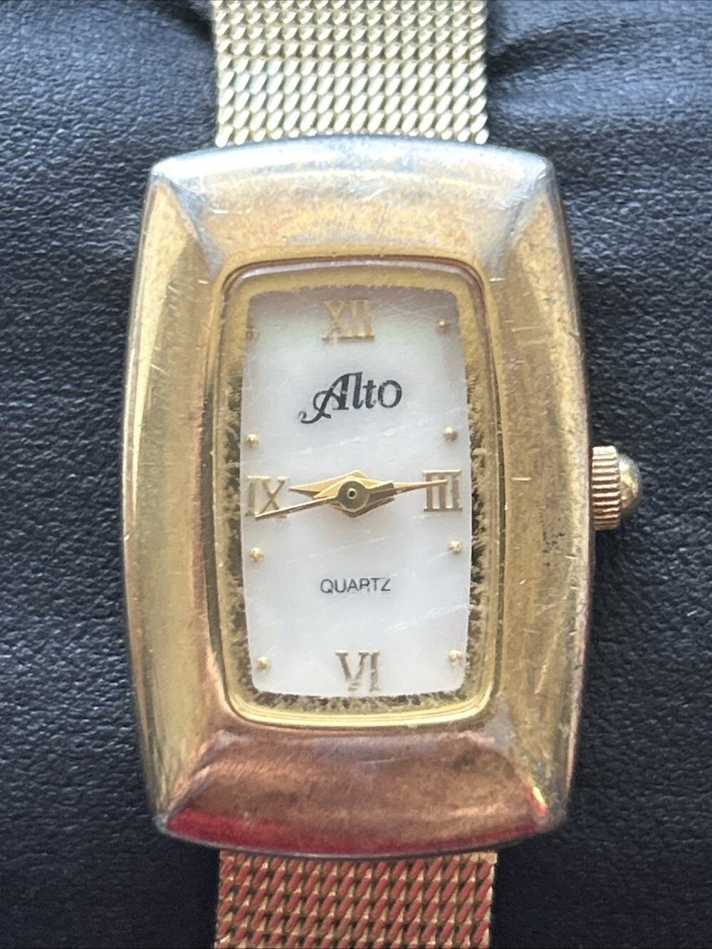Alto Gold Tone Stretch Band Women’s Quartz Watch